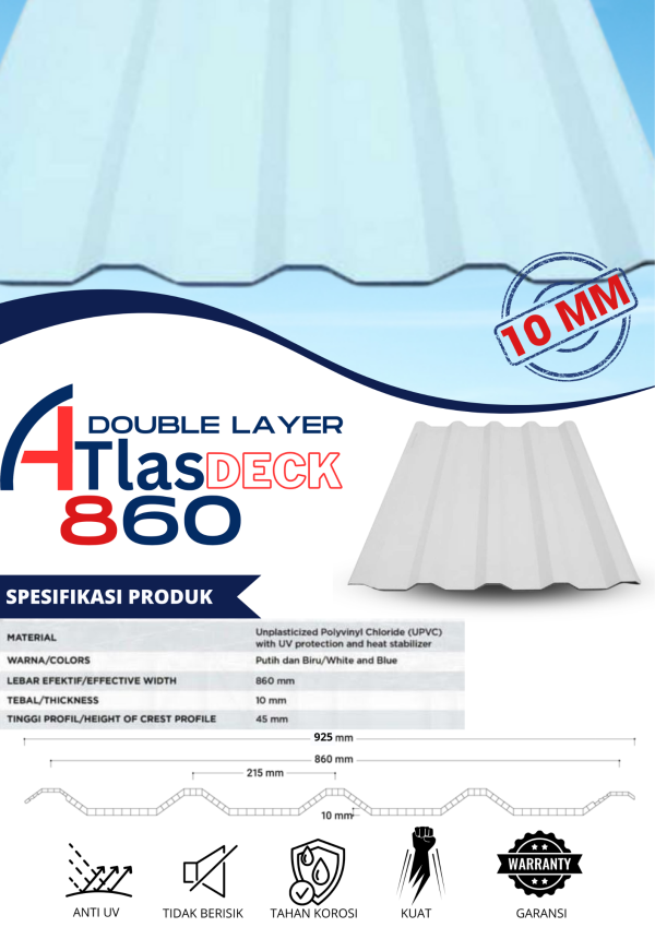 ATAP ATLAS DECK UPVC DOUBLE LAYER - Image 5