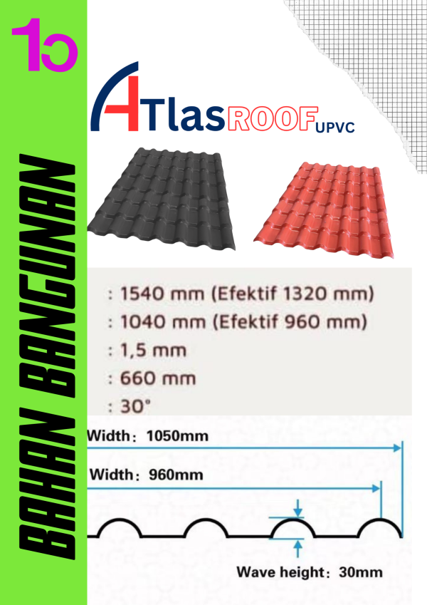 ATAP ATLAS ROOF UPVC