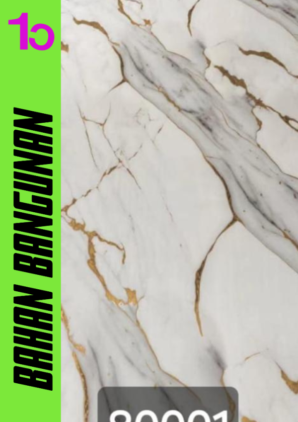 WPC WALL PANEL DINDING 3D MOTIF MARMER