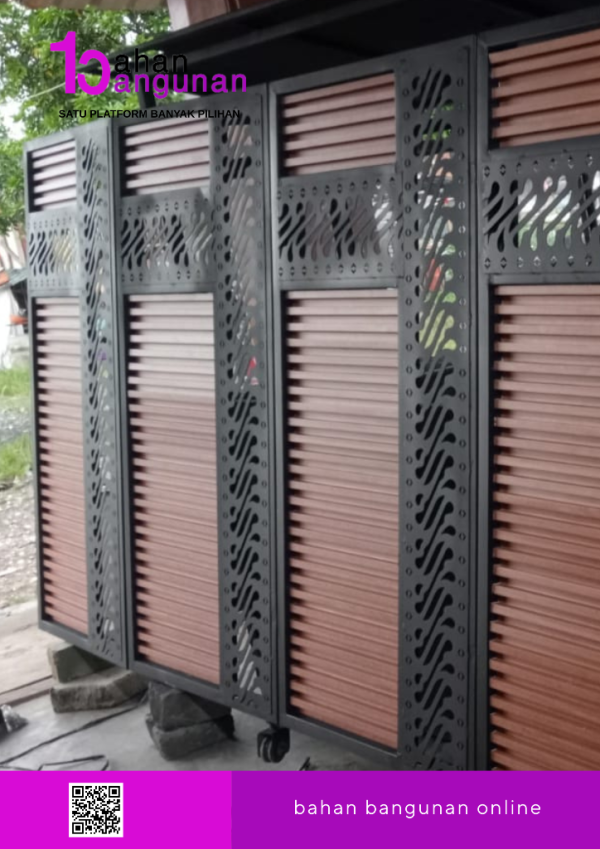 PAGAR MOTIF BESI PVC Rp 1.250.000/Meter - Image 2