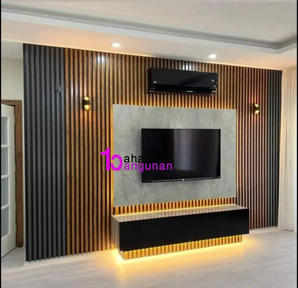 WPC WALL PANEL DINDING 3D  MOTIF KAYU - Image 6