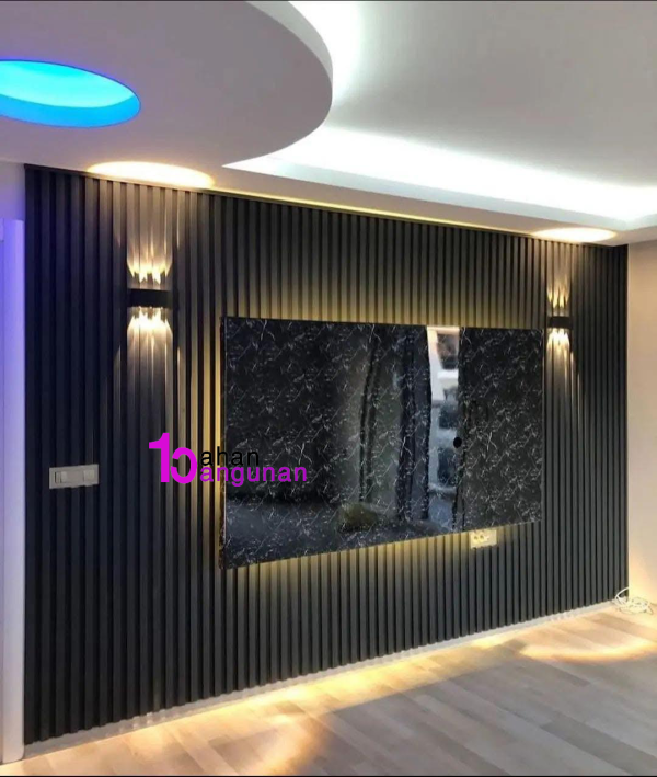 WPC WALL PANEL DINDING 3D  MOTIF KAYU - Image 3