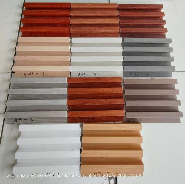 WPC WALL PANEL DINDING 3D  MOTIF KAYU - Image 2