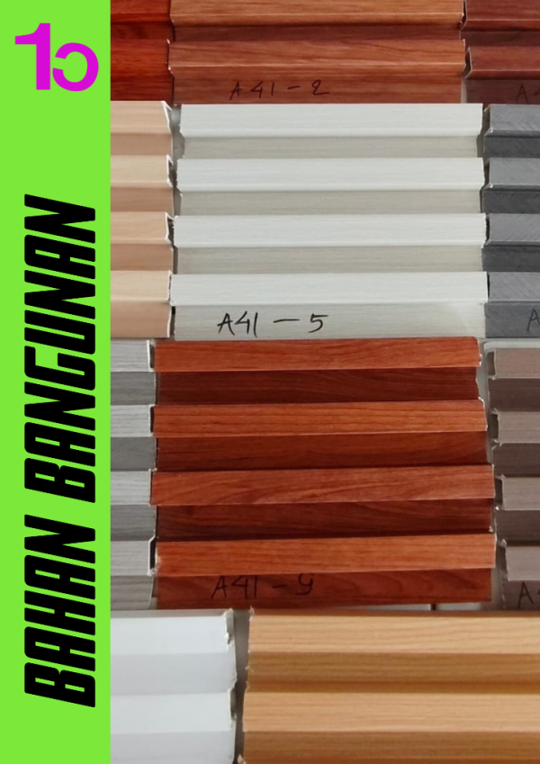 WPC WALL PANEL DINDING 3D  MOTIF KAYU